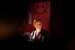 Liz Corbinová přednáší na Forum Media 2017