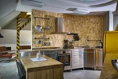 Interiér roku 2016/Podkrovní byt pro mladého muže