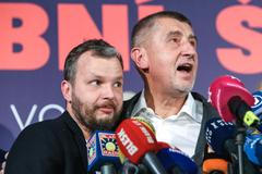 Volební štáb ANO - celý den