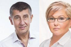 Andrej Babiš a Andrea Babišová.