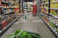 Nakupování, nákupní vozík - ilustrační foto