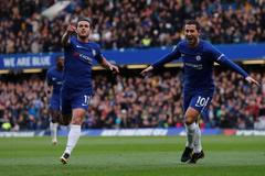 Chelsea - Watford: Pedro a Hazard slaví vstřelenou branku