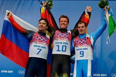 Soči 2014: Loch, Demčenko, Zoeggeler (saně, finále)
