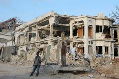 Zatím poslední teroristický útok v Mogadišu se odehrál na tomto místě