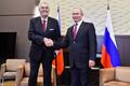 Miloš Zeman u Vladimira Putina v Soči