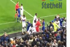 Fanoušek Evertonu udeřil gólmana Lyonu