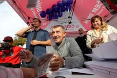 Andrej Babiš ANO volby 2017 volební kampaň Praha