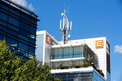 ilustrační fotografie, ČEZ, energetika, energie, elektřina, logo, sídlo, budova, Praha, 2017