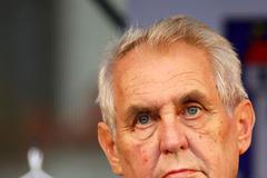 Miloš Zeman portrét Žatec