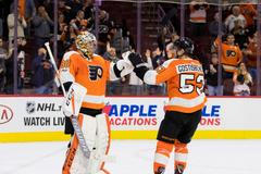 Michal Neuvirth a Shayne Gostisbehere