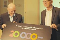 Účtenkovka, předání výher