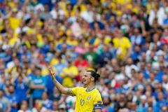 Euro 2016, Itálie-Švédsko: Zlatan Ibrahimovic
