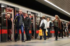 ilustrační fotografie, metro, MHD, doprava, město, Praha 2017