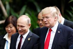 Donald Trump a Vladimir Putin