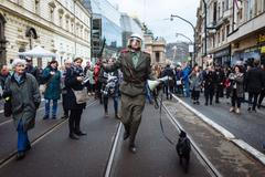 Oslavy 17. listopadu na Národní třídě