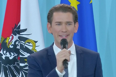 Sebastian Kurz po vyhlášení výsledků rakouských voleb.