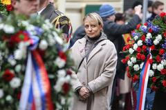 Oslavy výročí 17. listopadu, 2017, Národní třída, Albertov, DSSS Můstek