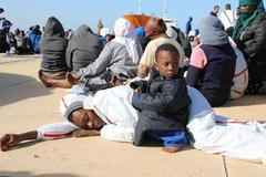 Uprchlíci zachránění na Středoz. moři, listopad 2017