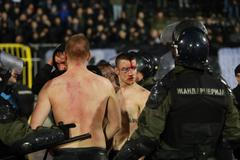 Policie v Bělehradě zasahovala při utkání Partizan - Crvena zvezda