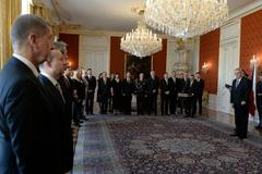 Zeman jmenuje Babišovu vládu