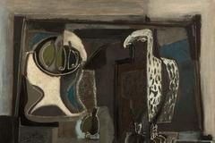 Zátiší se sokolem od Emila Filly