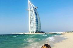 Tenistky na dovolené po sezoně 2017 (Petra Kvitová)