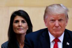 Nikki Haleyová a Donald Trump.