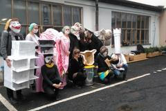 Sametové posvícení, masky