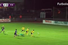 Šance Gintry v utkání s Barcelonou