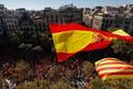 Barcelona - demonstrace za jednotu Španělska