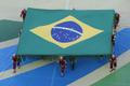 Zahajovací ceremoniál MS: brazilská vlajka