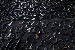 Ilustrační fotografie, zbraň, střelivo, pistole, 2017