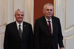 Stephen King a Miloš Zeman