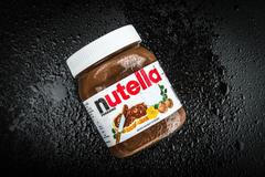 Ilustrační fotografie, Nutella, 2017