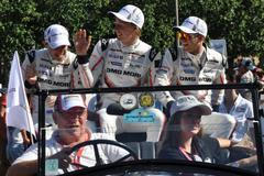 Přehlídka jezdců předvečer 24hodinovky v Le Mans