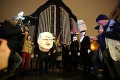 Demonstrace proti bourání Transgasu