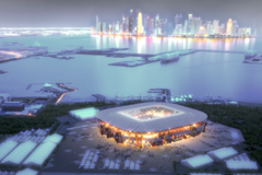 Podívejte se, jak bude vypadat Ras Abu Aboud stadion v Kataru. Vybuduje se pro utkání FIFA 2022