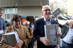 Jiří Drahoš s manželkou Evou.