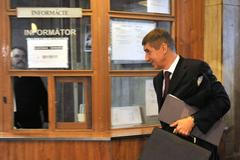 Andrej Babiš u soudu