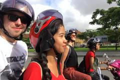 Moto Girl Tour v Phnompenhu