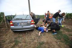 První pomoc zážitkově - simulace situací bouračka, přepadení - firma PrPom