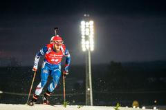 Michal Šlesingr při sprintu v Östersundu