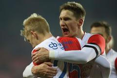 HET liga, Slavia-Baník: Michal Frydrych a Milan Škoda