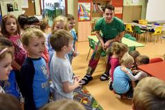 Foto: Jan Fajmon, jeden z mála učitelů-mužů ve školce