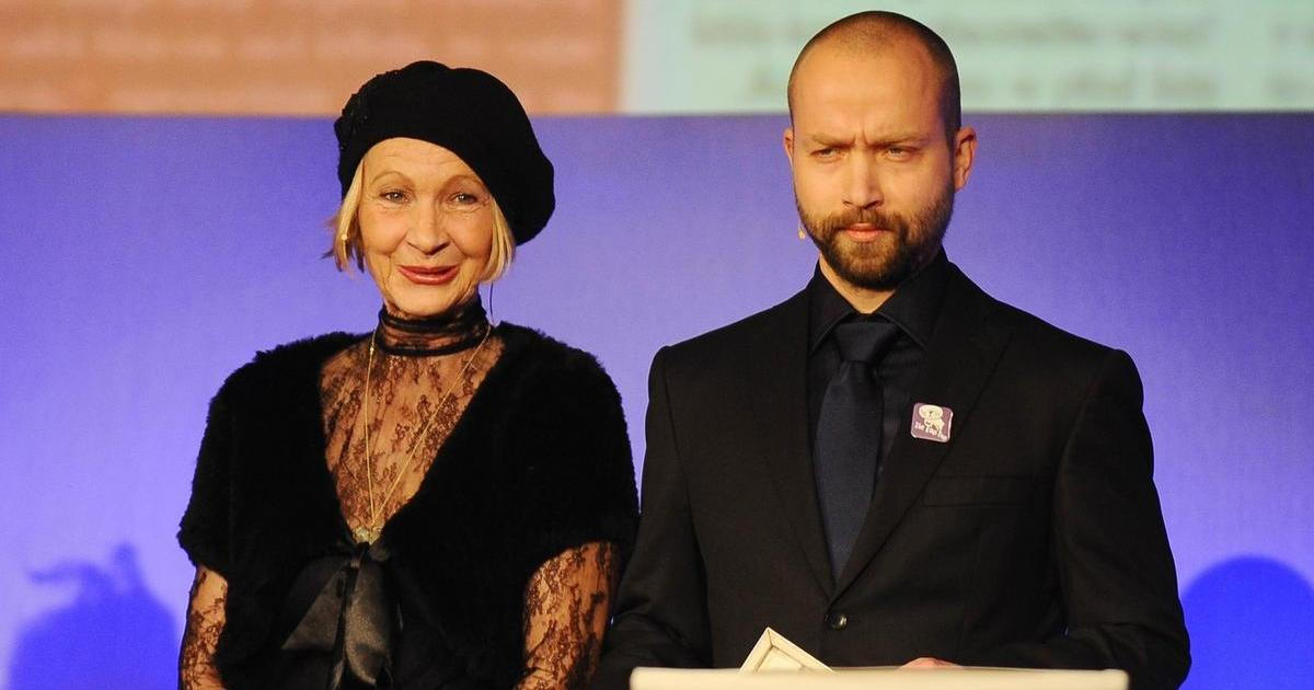 Daniela Kolářová se synem Šimonem Ornestem