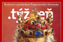 Titulní strana týdeníku Týždeň