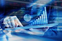 Ekonomika / Grafy / Vývoj / Růst / Ilustrační snímek / Istock