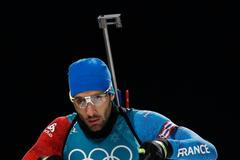 Martin Fourcade ve vytrvalostním závodě na ZOH 2018