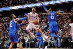 Tomáš Satoranský v duelu s Oklahomou