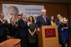 Štáb Miloše Zemana - celý den